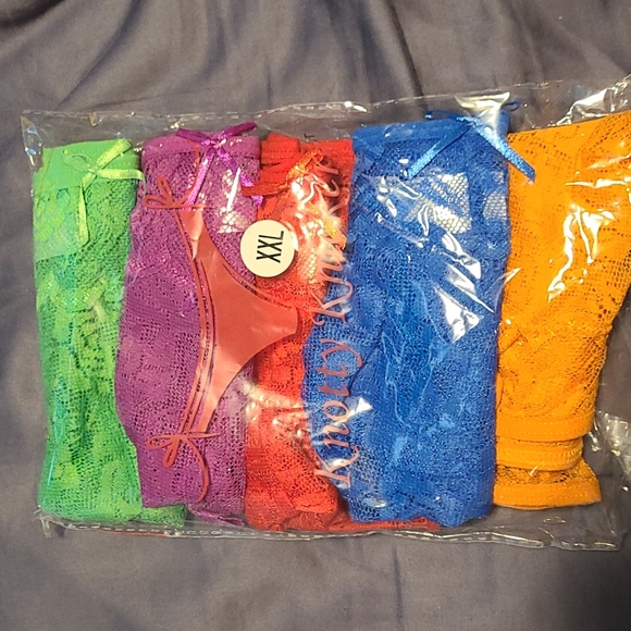 6-pack Rainbow Lace Lingerie Underwear - Picture 3 of 3